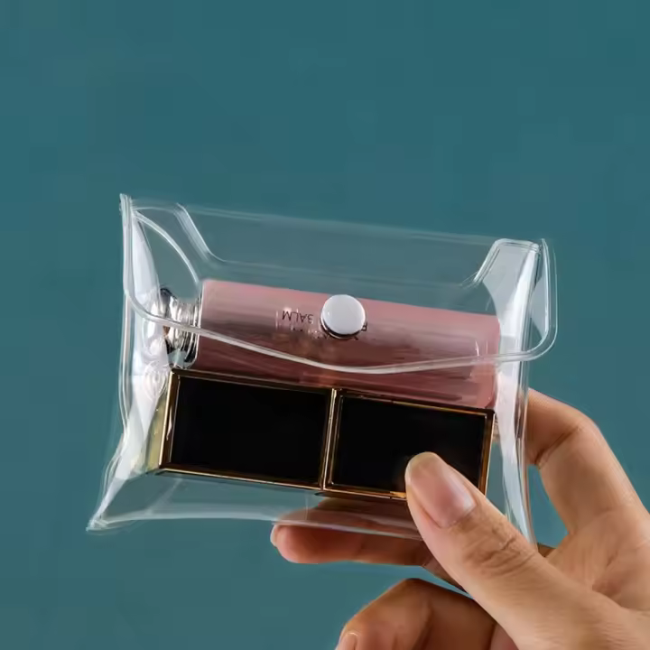 Bolsa de lavado de PVC de gran capacidad, organizador de viaje, bolsas de maquillaje, bolsa de cosméticos transparente, estuches de cosméticos, bolsa de aseo de almacenamiento - 1