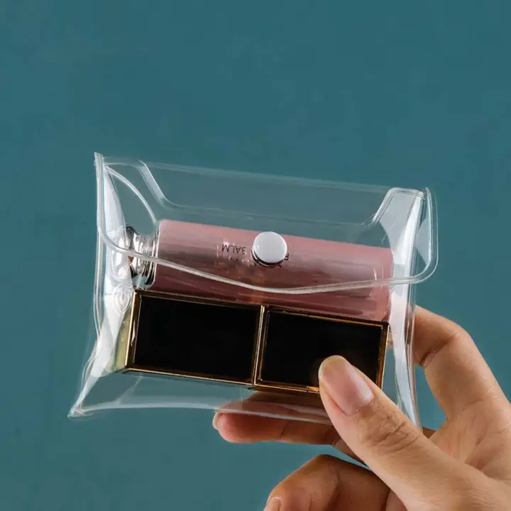 Bolsa de lavado de PVC de gran capacidad, organizador de viaje, bolsas de maquillaje, bolsa de cosméticos transparente, estuches de cosméticos, bolsa de aseo de almacenamiento - 1