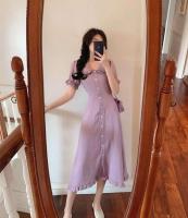 Vestido Versátil de Té con Cuello de Muñeca para Mujer Cintura Ajustada, Adelgazante, Perfecto para Primavera/Verano - details 10