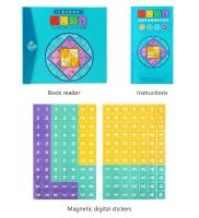 Juego Sudoku de Madera Magnético 4 en 1 Juguete Educativo de Matemáticas para Niños Pequeños - details 1