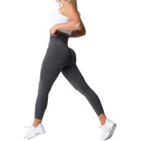 Nvgtn-mallas sin costuras de LICRA para mujer, pantalones cortos elásticos para Fitness, transpirables, para ocio y deportes - details 4