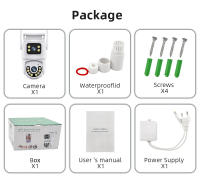 Cámara exterior inalámbrico wifi doméstico Internet HD inteligente 360 grados Visión nocturna vigilancia - details 14