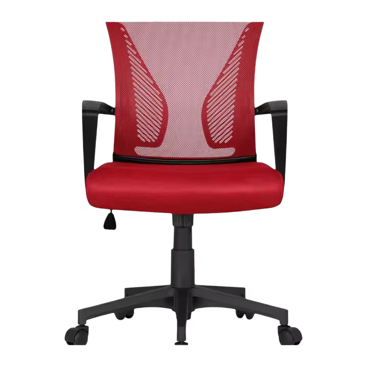 Silla de Oficina con Ruedas Regulable en Altura Múlti Color de Malla con Función de Mecedora Silla Escritorio para Despacho Silla de Estudio - 1