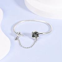 Pulsera de Plata Esterlina 925 Encanto de Mariposa Estrellas Luna Cadena de Seguridad - details 6