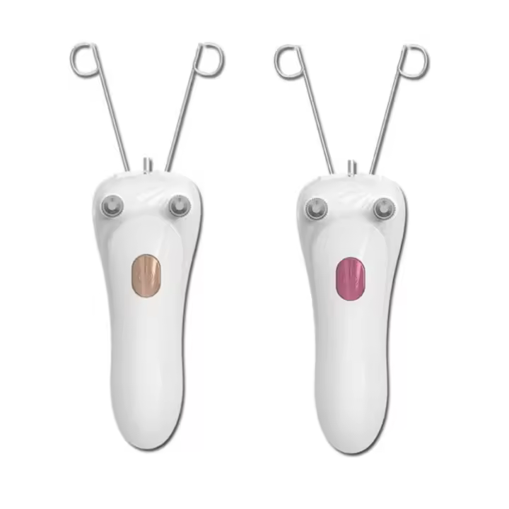 Depiladora de hilo de algodón USB, máquina de afeitar para depilación Facial y corporal - 1