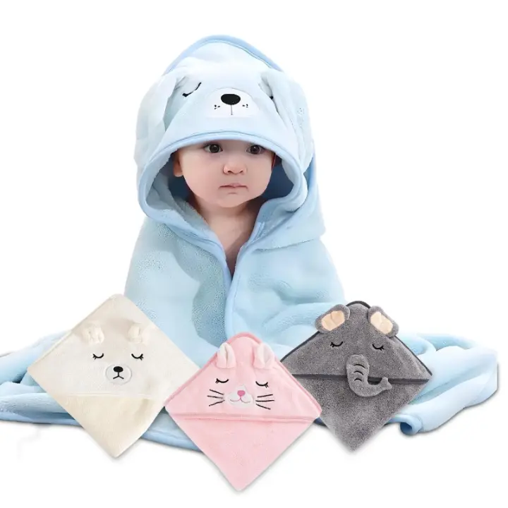 Capa de Baño para Bebé con Capucha, Bata Infantil, Albornoz Para Niños, Batin Niños, Albornoz Bebe, Bata Niña Casa, Albornoz Polar. Bata Piscina, Bata Toalla Niños - 1