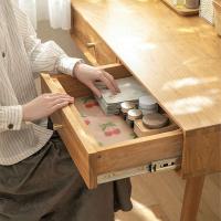 Almohadilla de mesa gruesa a prueba de humedad y aislante del calor con cúpula de cerezo, armario, plantilla, forro no adhesivo reutilizable - details 1