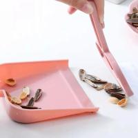 Mini escoba de escritorio, juego de paletas con pala de basura, Color nórdico, herramientas de limpieza de escritorio para el hogar - details 2