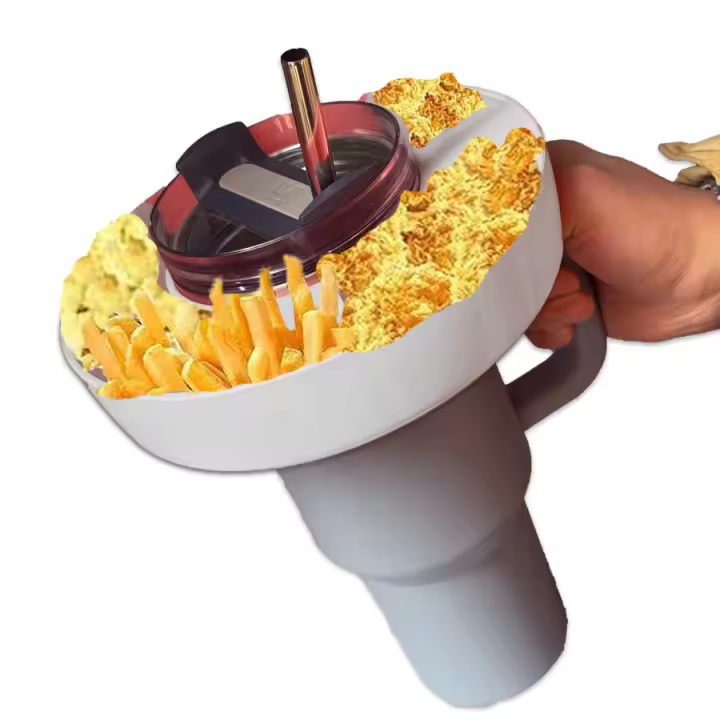Shein Amazon TikTok popular Copa Stanley, Copa Stanley plato de bocadillos de frutas dividido, plato de frutas - 1
