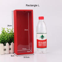 Cajas de Regalo de Papel Kraft Blanco 10Pcs con Ventana de PVC Transparente - details 5