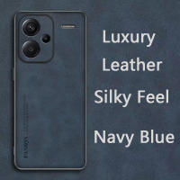 Teléfono de cuero retro para Xiaomi Redmi Note 13 Pro+ Plus 5G, funda protectora a prueba de golpes y prevención de caídas - details 3