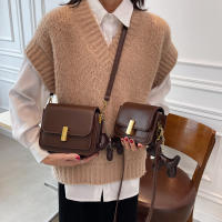 Señoras 2025 nueva moda versátil bolsa de mensajero textura moda viajero hombro bolsa cuadrada - details 5
