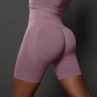 Pantalones cortos de Yoga para mujer, pantalones cortos deportivos sin costuras para gimnasio, pantalones cortos de entrenamiento de cintura alta con realce, pantalones cortos deportivos para Fitness, pantalones cortos de ciclismo - details 26
