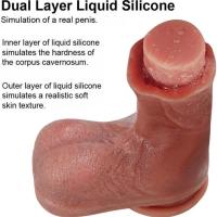 Fierce Horse Doble Capa Silicona Líquida Diseño de Venas Suave Piel-Like Enchufe Anal para Parejas - details 5