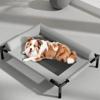 Camas elevadas de malla lavable para perros, cama refrescante para perros extraíble y transpirable con almohada, cama elevada para perros para acampar - details 4