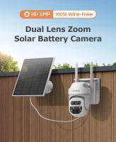 Cámara de Seguridad Solar SHIWOJIA 12X Zoom 4G LTE Visión Nocturna de 6MP Lente Doble - details 1