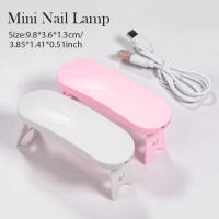 Lámpara UV LED Rosa Blanca Mini Secado Rápido para Gel Herramientas y Equipo de Manicura de Belleza - details 6