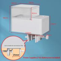 Alimentador automático de tanque de peces con sincronización inteligente, doble antibloqueo, alimentador eléctrico de peces de gran capacidad, funcionamiento silencioso ajustable - details 0