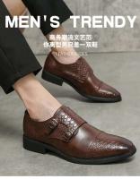2023 nuevos zapatos de cuero antideslizantes de negocios de gran tamaño y alta calidad para hombres - details 0