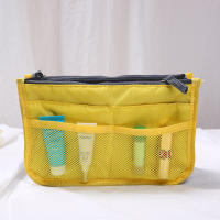 Bolsa De Cosméticos Nylon Para Mujer Organizador De Maquillaje Con Doble Cremallera Bolsa De Almacenamiento De Hidratantes Para Viajes Al Aire Libre - details 8
