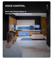 Controlador LED inalámbrico Zigbee, controlador único RGB RGBW CCT Zigbee 3,0, funciona con la aplicación Tuya Smart Life, voz Alexa, 12V y 24V de CC - details 3