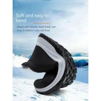 Botas De Nieve Para Hombre Invierno Antideslizantes Con Forro De Pelo Grueso Suela Duradera Botines De Algodón Ligeros Para Caminar Y Senderismo - details 10