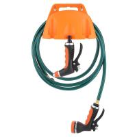 Soporte de manguera de plástico para montaje en pared, soporte de almacenamiento de manguera de jardín portátil grueso, soporte Universal duradero para manguera de agua - details 2