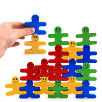 Bloques de construcción de Madera Arcoíris para niños, juego de entrenamiento de equilibrium, guardería, juguetes Educativos para niños, 16 piezas - details 1
