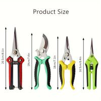 Tijeras de Poda Profesionales de Acero Inoxidable Cortador de Mano Afilado para Jardín - details 5