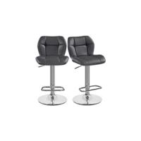 Juego de Dos Taburetes de Metal Industrial Altura Ajustable 92,5-113 cm - details 6