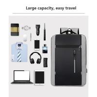 Mochila De Negocios impermeable para hombre, morral escolar con USB de 15,6 pulgadas, para ordenador portátil, de gran capacidad - details 6