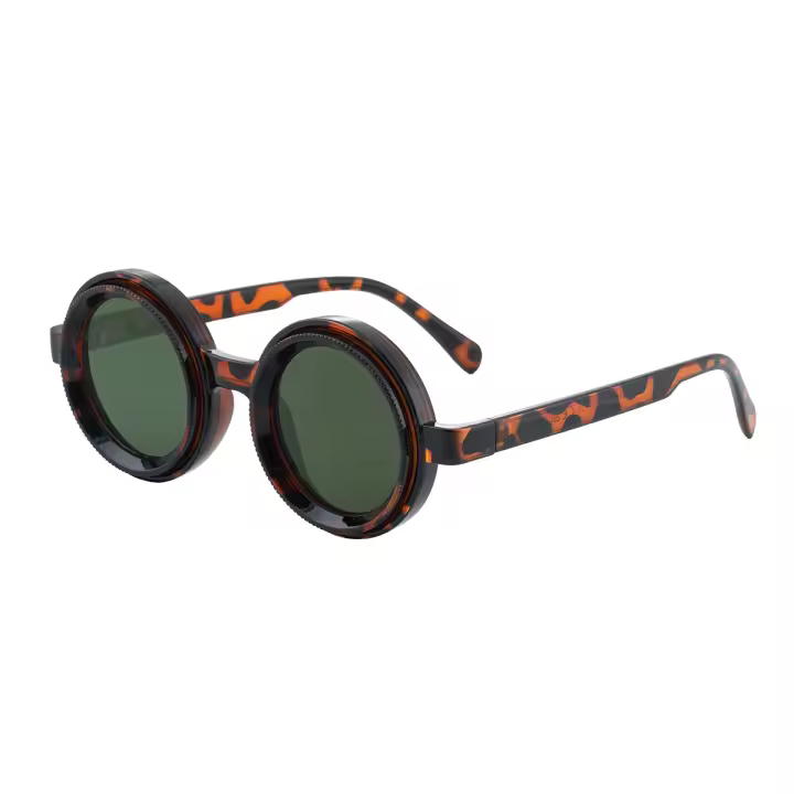 Gafas de sol polarizadas con montura redonda y zoom ajustable nuevas de 2025 para hombre, gafas de sol de alta sensación para exteriores con protección solar para hombre - 1