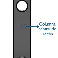 Soporte TV Ruedas para Pantallas de Plasma/LCD/LED de 30-70 Pulgadas hasta 40 kg, Soporte TV Suelo con 6 Ajustes de Altura Ajustable de Vidrio Templado de 2 Niveles, MAX VESA 600x400 mm - details 9