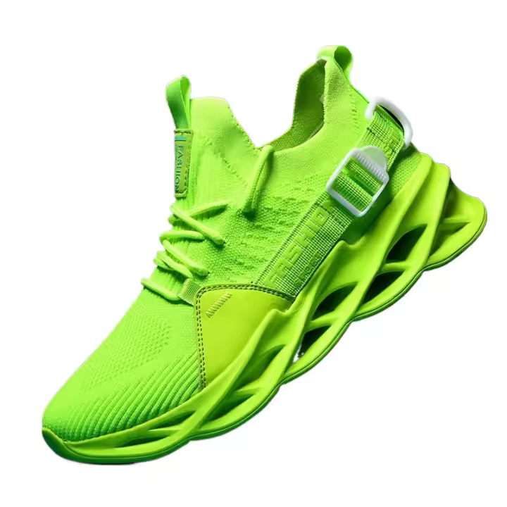 Zapatos Transpirables para Hombre 2025 Zapatillas Ligeras y Suaves, Diseño Nuevo, Zapatos Casuales para Adultos, Verde, Talla Grande 39-46 - 1
