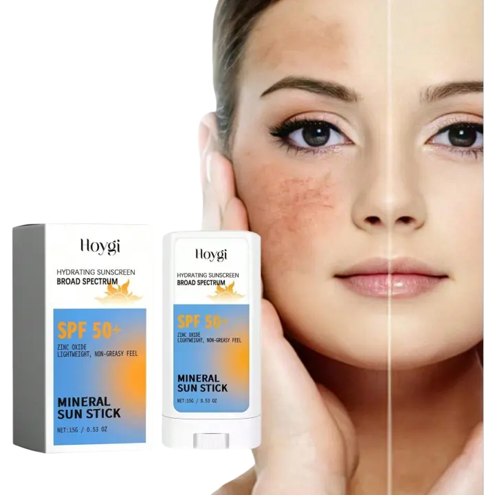Barra protectora hidratante SPF50, defensa contra la exposición solar del verano, protección UV refrescante, antisudor, alivia la sequedad de la piel - 1