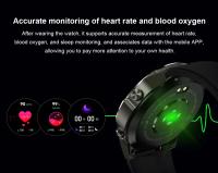 Reloj inteligente DM50 para deportes al aire libre, Pantalla Amoled HD de 1,43 pulgadas, Bluetooth, llamadas, detección de frecuencia cardíaca, resistente al agua IP68 - details 14