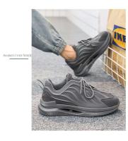 Deportes informales de alta calidad para hombre con parte superior de malla transpirable, suela elástica, zapatos cómodos para caminar, zapatos de gran tamaño para el verano - details 7