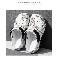 Sandalias Planas para Hombre Verano Pantuflas con Suela de Cuero y Microfibra - details 9