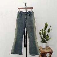 Pantalones vaqueros para hombre, fregona de suelo con gradiente lavado, tendencia informal, Vintage, nueva moda coreana, acampanados, 2023 - details 0