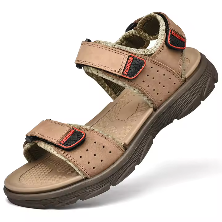 Sandalias atléticas con punta abierta para hombre, sandalias antideslizantes para exteriores, ligeras, deportivas, informales, para playa - 1