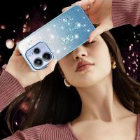 Funda de teléfono de lujo con carcasa antisísmica, brillante, estilo floral para Xiaomi Redmi Note 14 5G - details 16