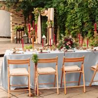 Mantel de satén verde, cubierta de mesa sólida para banquete de boda, restaurante, fiesta, comedor r - details 56