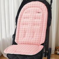 Cojín transpirable para cochecito de bebé, cojín suave de Color sólido para cochecito de bebé, accesorios para cochecito, asiento de coche, alfombrilla para cochecito, cuidado del bebé - details 22