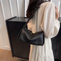 Bolso cruzado con patrón de lichi de gran capacidad, bolso de almohada, bolso de bola de masa de PU de Color sólido, bolso de compras de estilo coreano, bolso de hombro - details 11