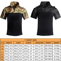 Camisetas para hombre Camiseta de combate del ejército de camuflaje - details 0