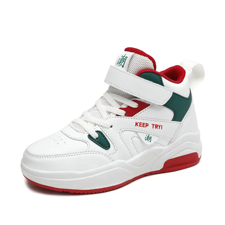 Zapatillas corrientes antideslizantes del baloncesto de los niños de alta calidad, cómodas al aire libre f - 1