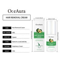 La suave crema depilatoria de aguacate es suave, no irritante, limpia todo el cuerpo y elimina suavemente el vello. - details 0