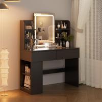Mesa de Maquillaje LED Regulable Vanity con 2 Cajones y 4 Estantes Estante Inferior - details 13