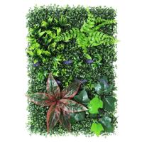 Hierba verde artificial, 40x60cm, fondo de plástico para vestíbulo, plantas simuladas, decoración de césped artificial, decoración de pared del hogar - details 3