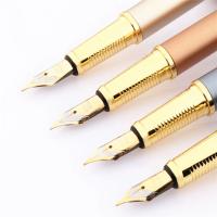 Pluma estilográfica de lujo de alta calidad 7055 para varios estudiantes, escuela, oficina, negocios, punta media, nueva - details 1